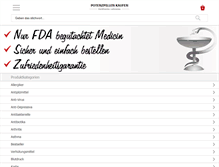 Tablet Screenshot of potenzpillenkaufen.com